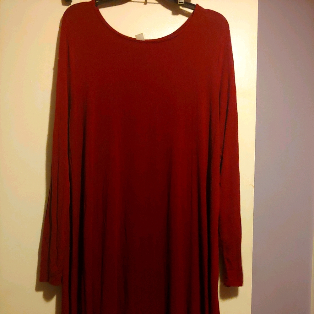 Long sleeve t shirt dress
